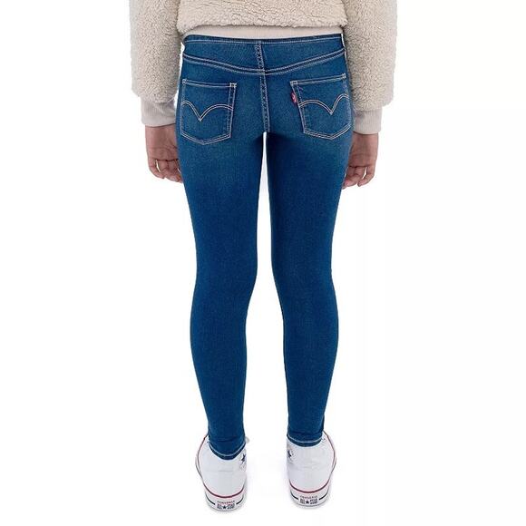 Girls Levi's® Pull-On Jeggings Medium Wash Size 14 - Picture 2 of 14